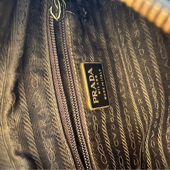 Vintage PRADA Tessuto Nylon Quilted Evening Bag - Black - Picture 10 of 17